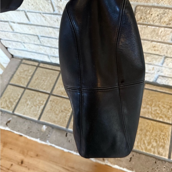 Coach 4177 Vintage Black Flatiron Large Hobo Ergo Shoulder bag Leather Used - Picture 10 of 13